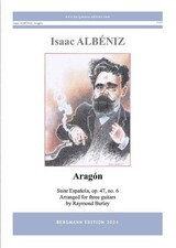 cover of Albéniz Aragón op.47, no.6