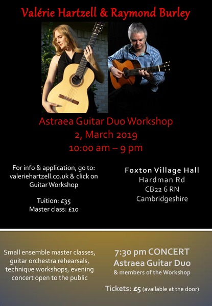 Astraea Guitar Duo Workshop